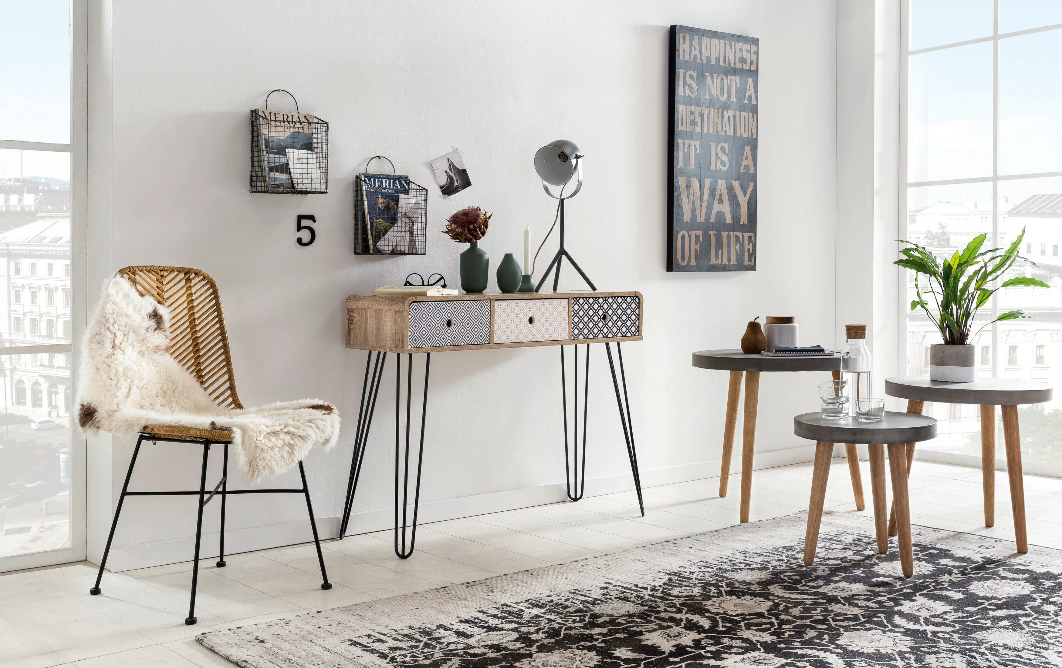 SIT Konsolentisch "Mailbox", mit Dekoroberflächen im Scandi Look, Shabby Ch günstig online kaufen