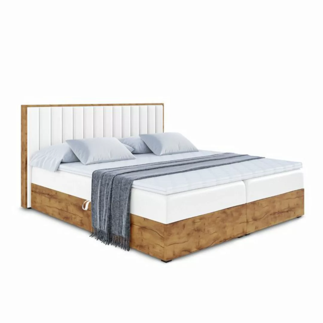 ALTDECOR Boxspringbett LOLLI4 (Multipocket-Matratze H4. H3 Matratze Bonellf günstig online kaufen