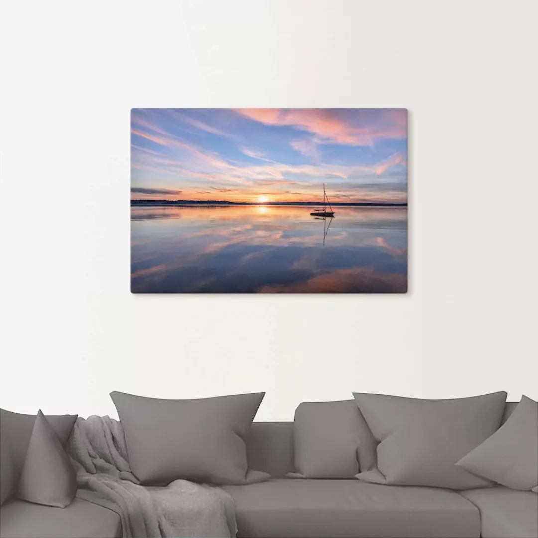 Artland Wandbild "Sonnenuntergang am Starnberger See II", (1 St.), in viele günstig online kaufen