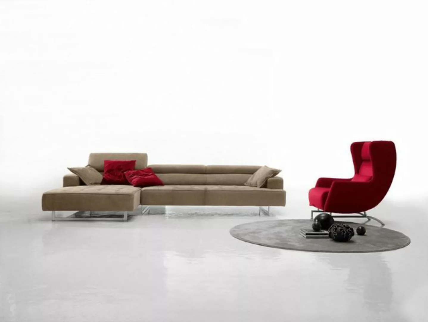 JVmoebel Ecksofa Ecksofa Leder Moderne Luxus Sofas L Form Sofa Eckcouch Woh günstig online kaufen