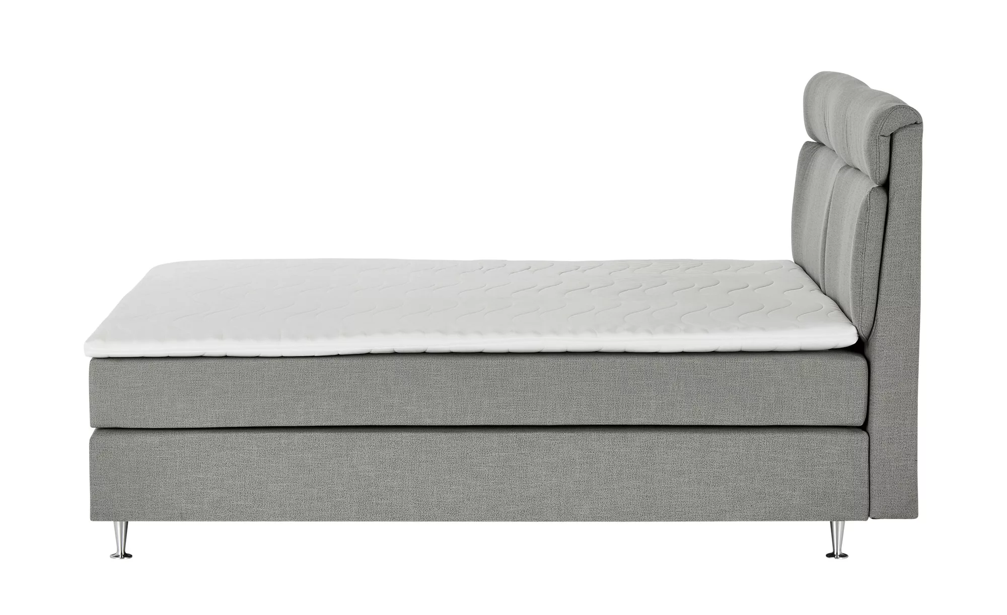 Boxspringbett  Fero ¦ grau ¦ Maße (cm): B: 191 H: 105,5 Betten > Boxspringb günstig online kaufen