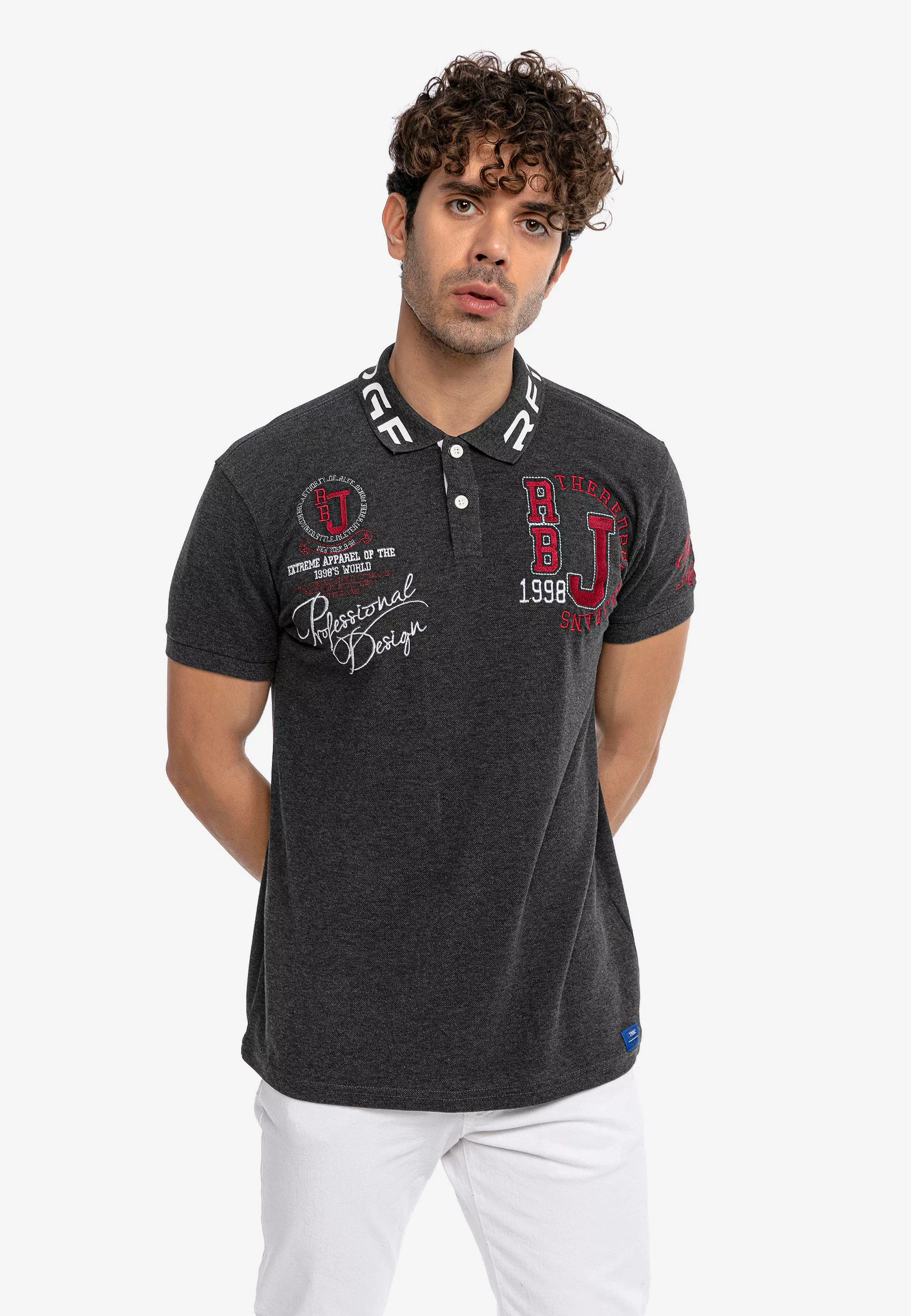 RedBridge Poloshirt "Orlando", im Slim Fit mit Stickerei günstig online kaufen