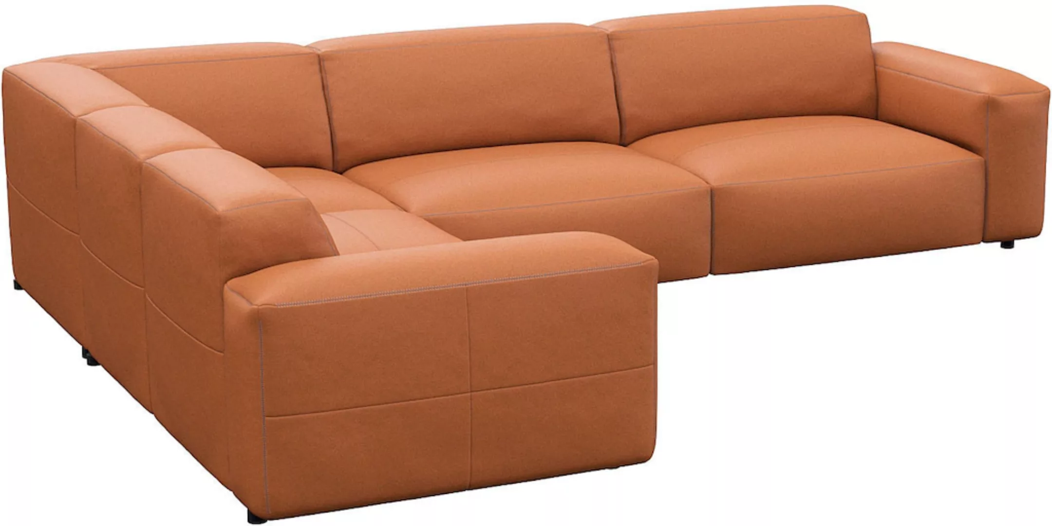 FLEXLUX Ecksofa »Lucera, super bequem durch hochwertigen Sitzaufbau mit Kal günstig online kaufen