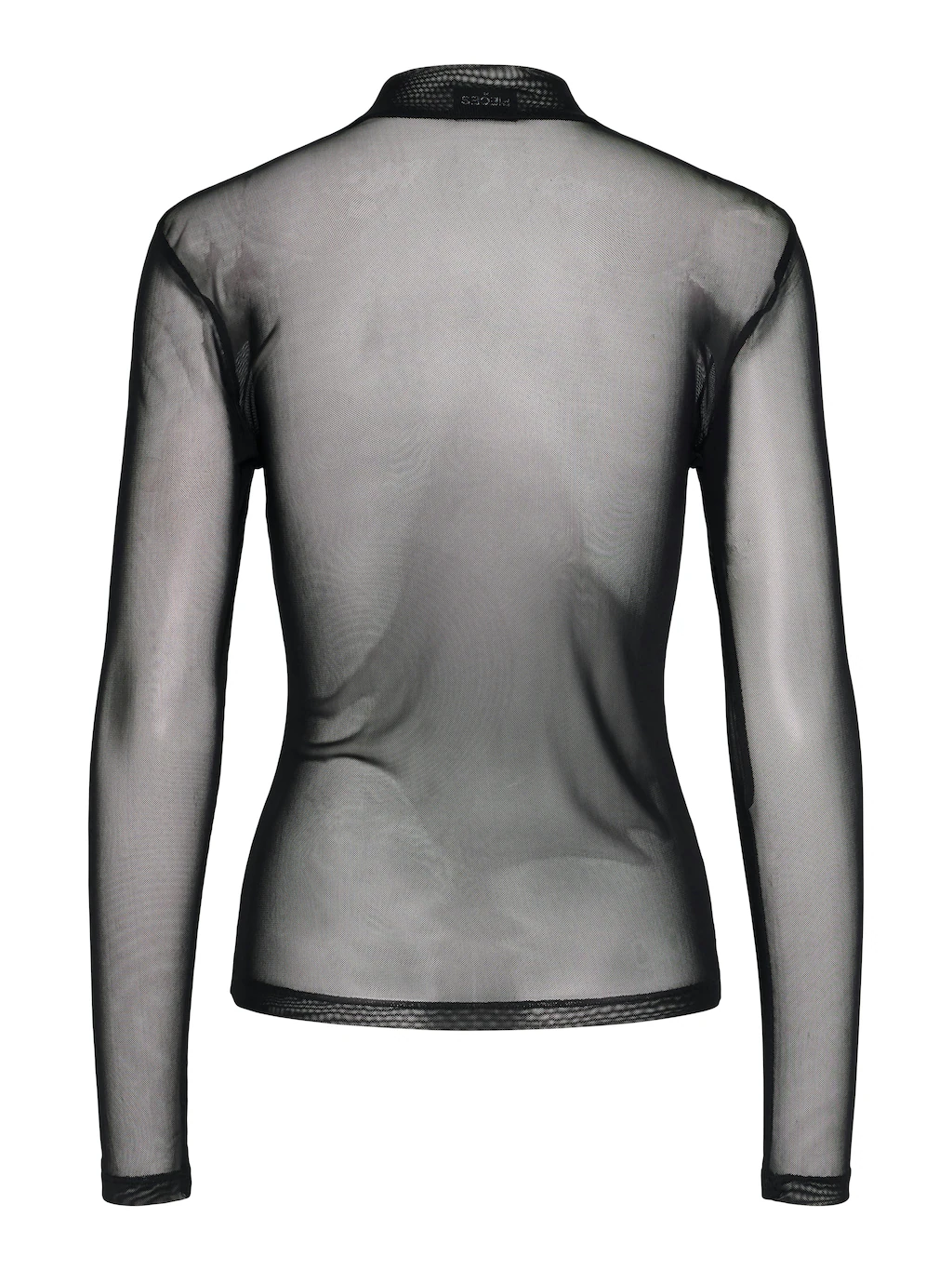 pieces Mesh-Top - Netztop schwarz - Meshshirt langarm - PCNINNS MESH TOP günstig online kaufen