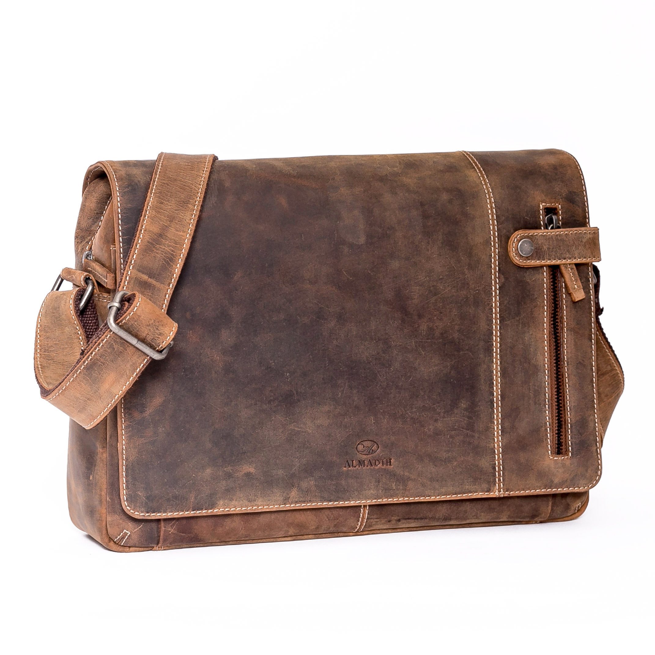 ALMADIH Umhängetasche Leder Umhängetasche DYLAN Ledertasche günstig online kaufen