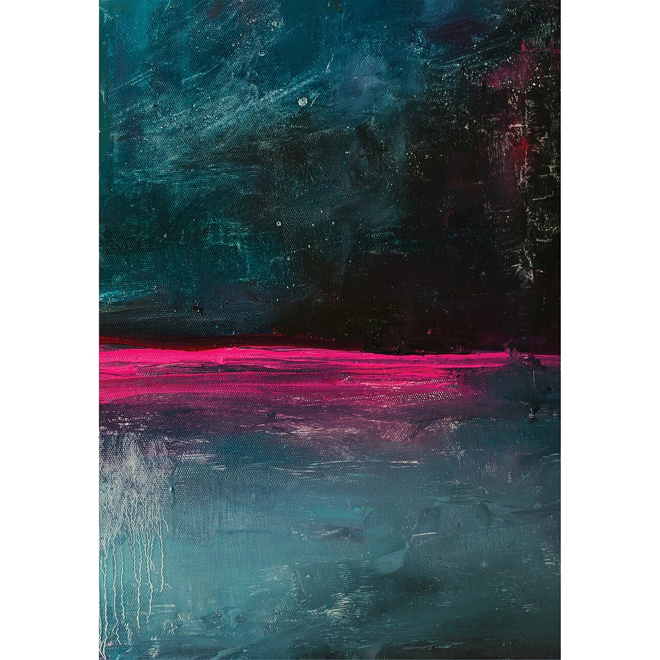 Leinwandbild Expression Pink I, 100 x 70 cm günstig online kaufen