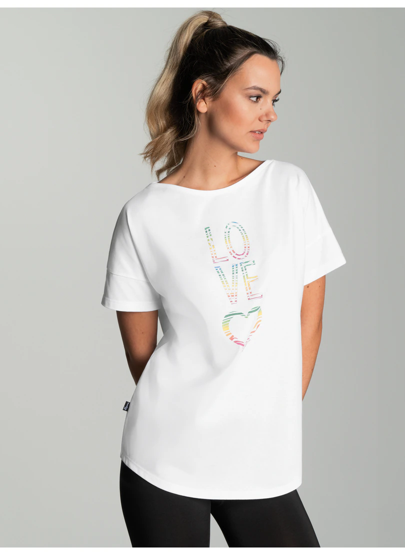 Trigema T-Shirt "TRIGEMA Oversized T-Shirt mit bunten Printmotiven" günstig online kaufen