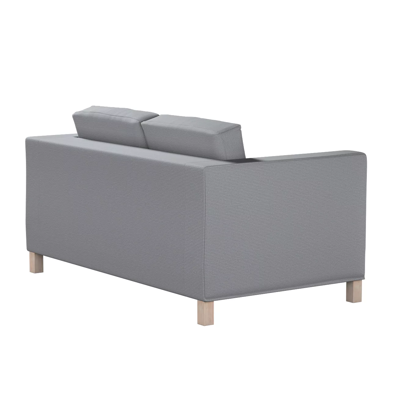 Bezug für Karlanda 2-Sitzer Sofa nicht ausklappbar, kurz, hellgrau, 60cm x günstig online kaufen