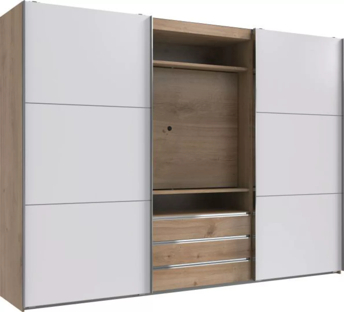 Fresh To Go Schwebetürenschrank Magic mit drehbaren TV-Element günstig online kaufen