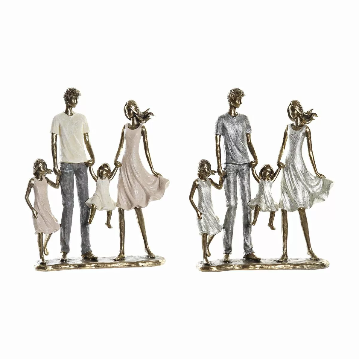 Deko-figur Dkd Home Decor Kupfer Harz Moderne Familie (20,5 X 7,5 X 24,5 Cm günstig online kaufen