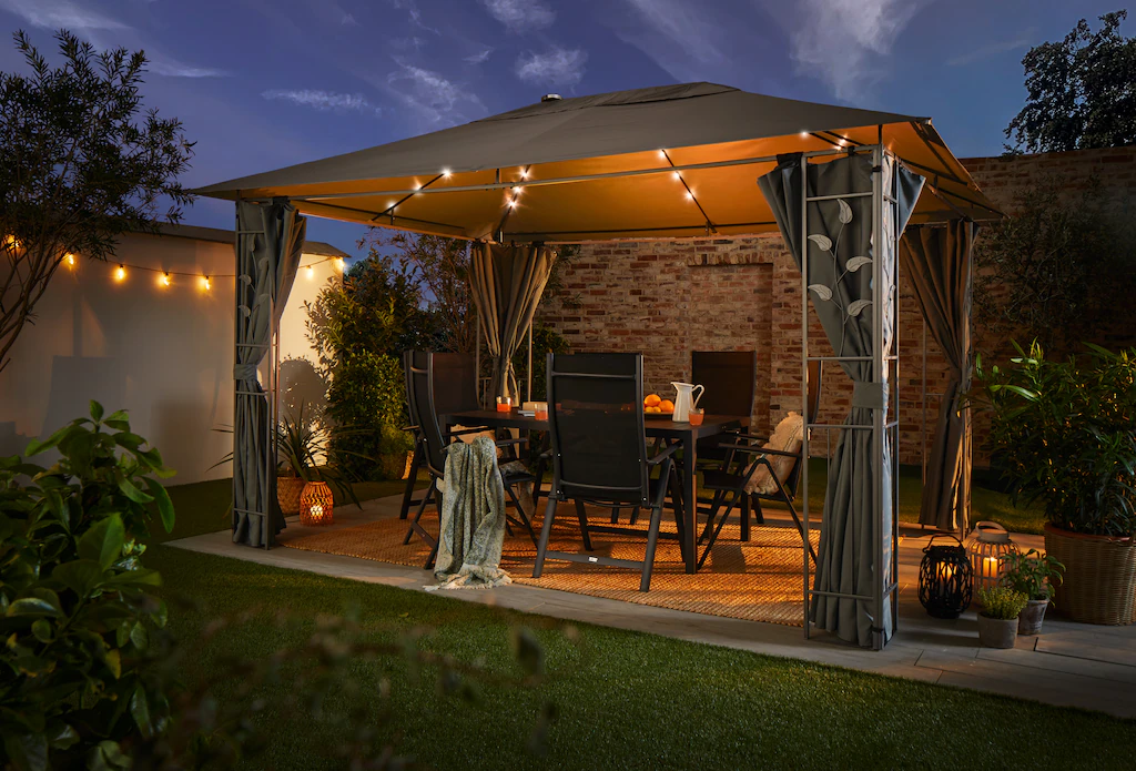 Livotion Pavillon, mit LED Beleuchtung, in Blätteroptik, in 300x300 und 300 günstig online kaufen