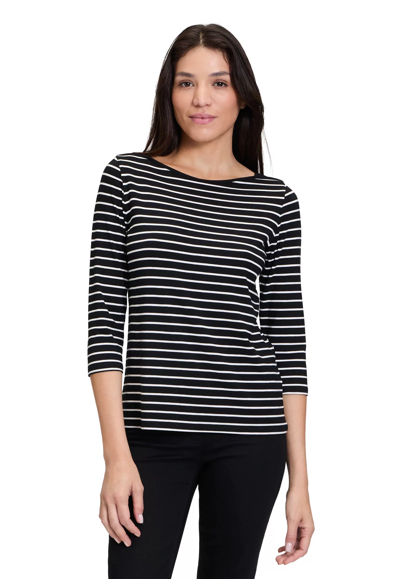 Betty Barclay 3/4-Arm-Shirt "Betty Barclay Ringelshirt mit U-Boot-Ausschnit günstig online kaufen