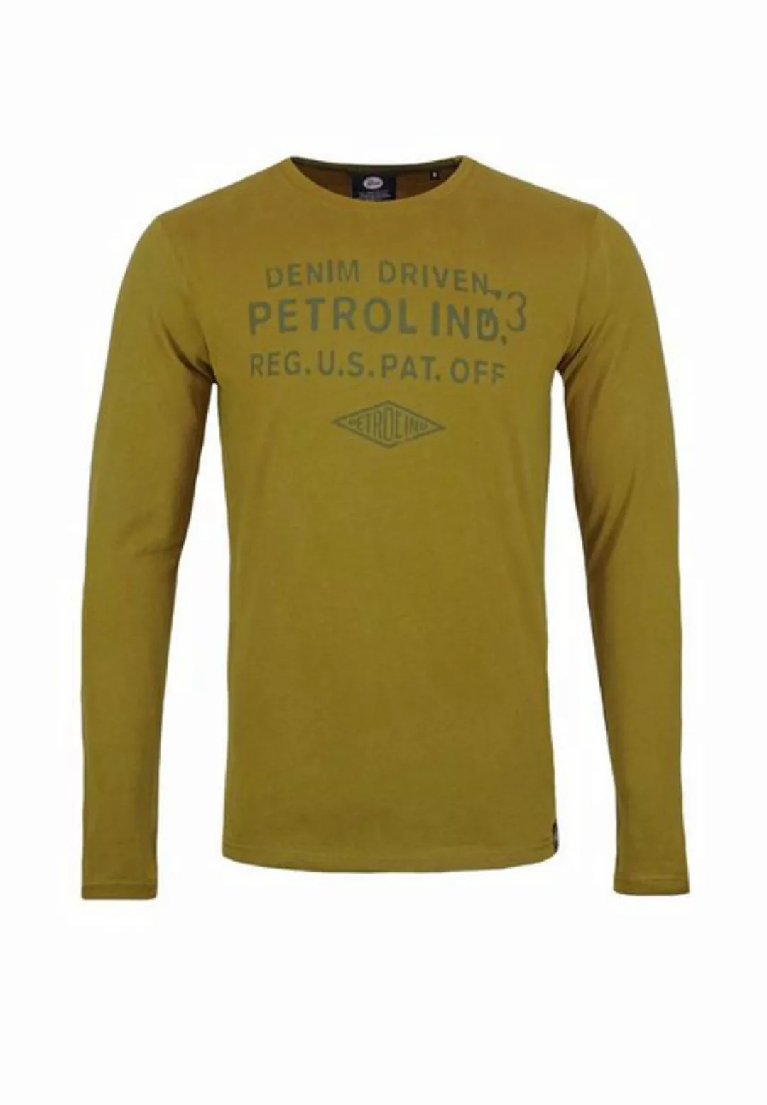 Petrol Industries Longsleeve Shirt Langarmshirt mit Rundhals und Logo-Print günstig online kaufen