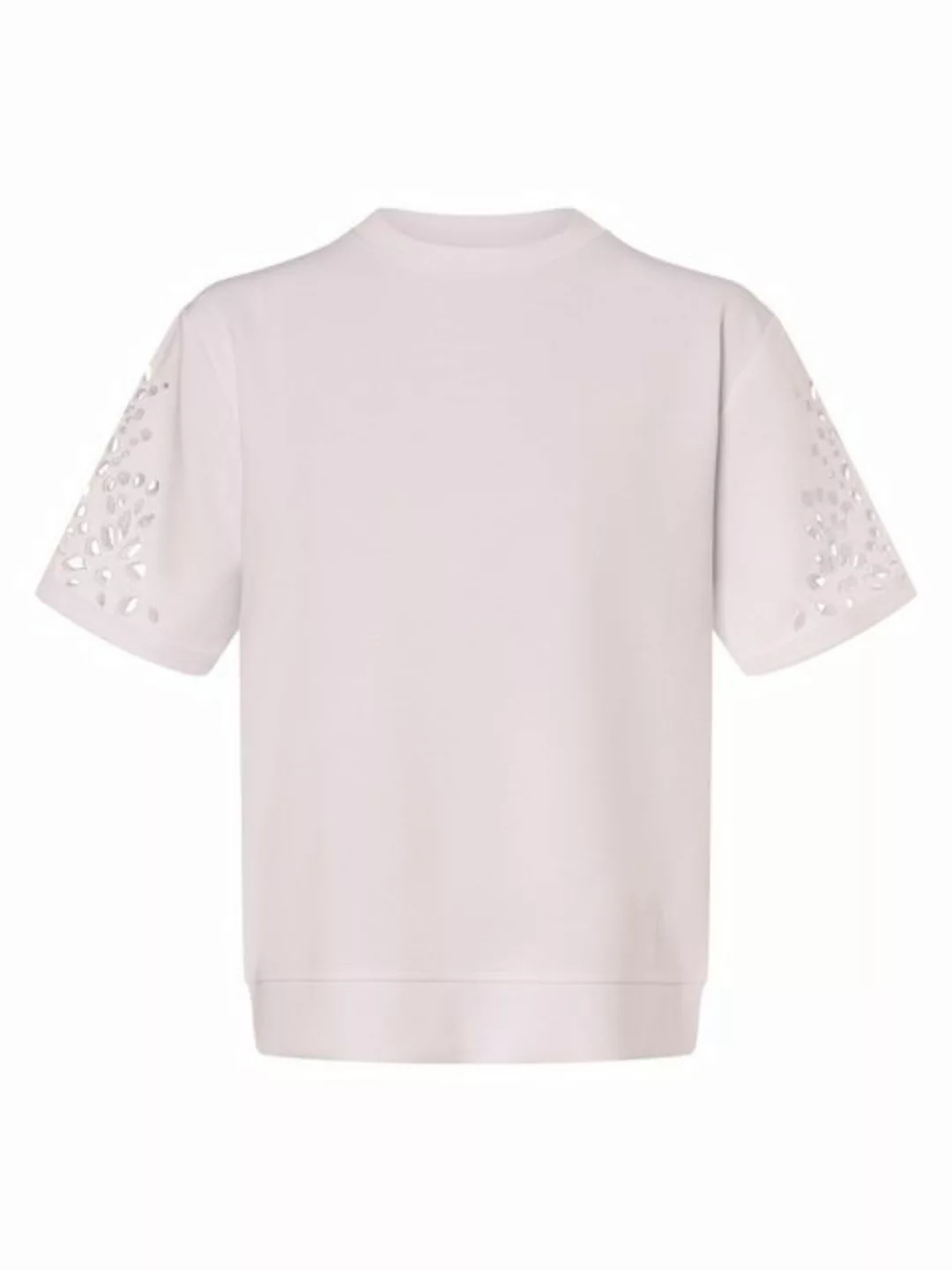 comma casual identity Kurzarmshirt Scuba-Sweatshirt mit kurzen Ärmeln Lochs günstig online kaufen