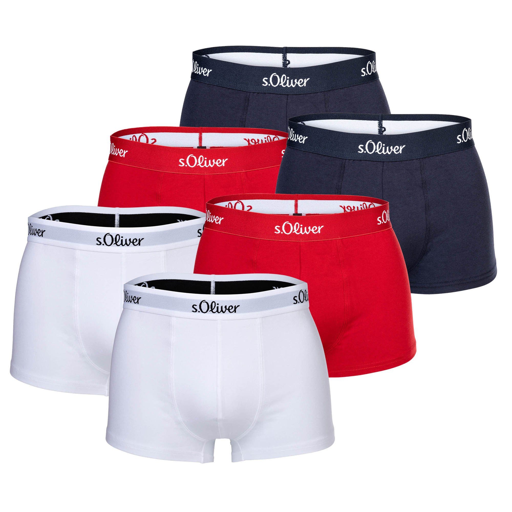 s.Oliver Boxer Herren Boxershort 6er Pack günstig online kaufen