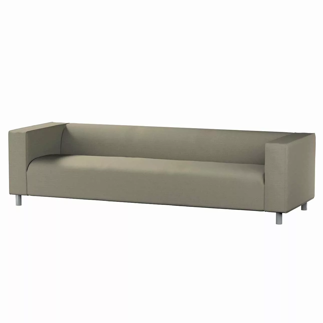 Bezug für Klippan 4-Sitzer Sofa, grau-braun, Bezug für Klippan 4-Sitzer, Li günstig online kaufen