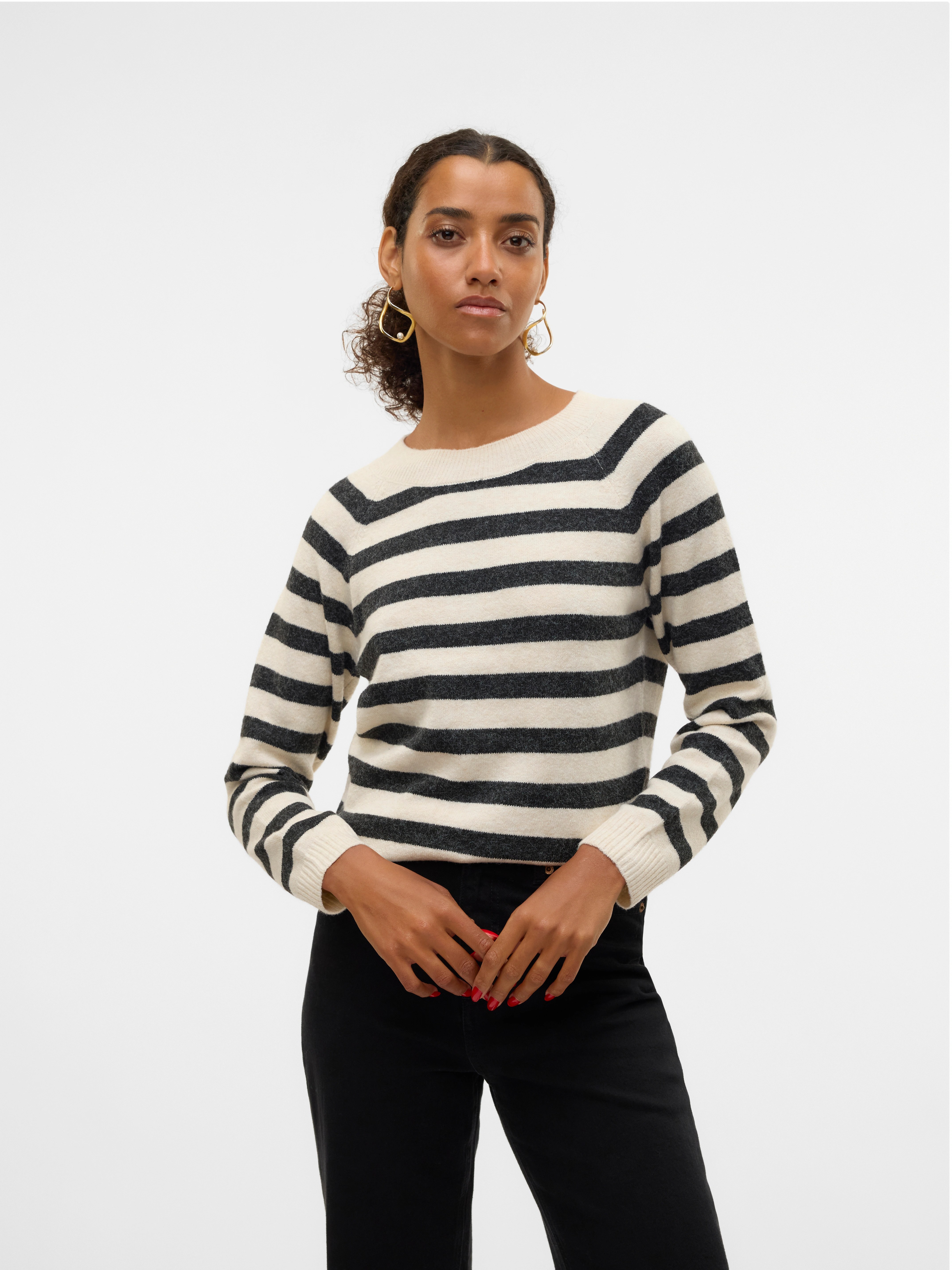 Vero Moda Strickpullover VMDoffy (1-tlg) Plain/ohne Details günstig online kaufen