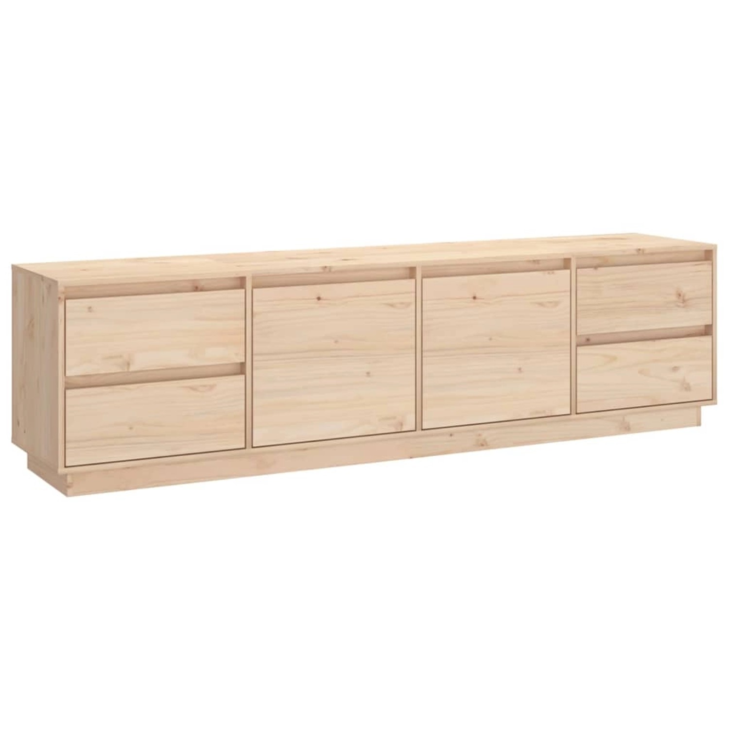 VidaXL TV-Schrank 176x37x47,5 cm Massivholz Kiefür günstig online kaufen