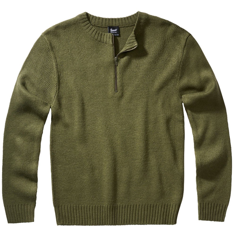 Brandit Armee Rundhalsausschnitt Sweater XL Olive günstig online kaufen