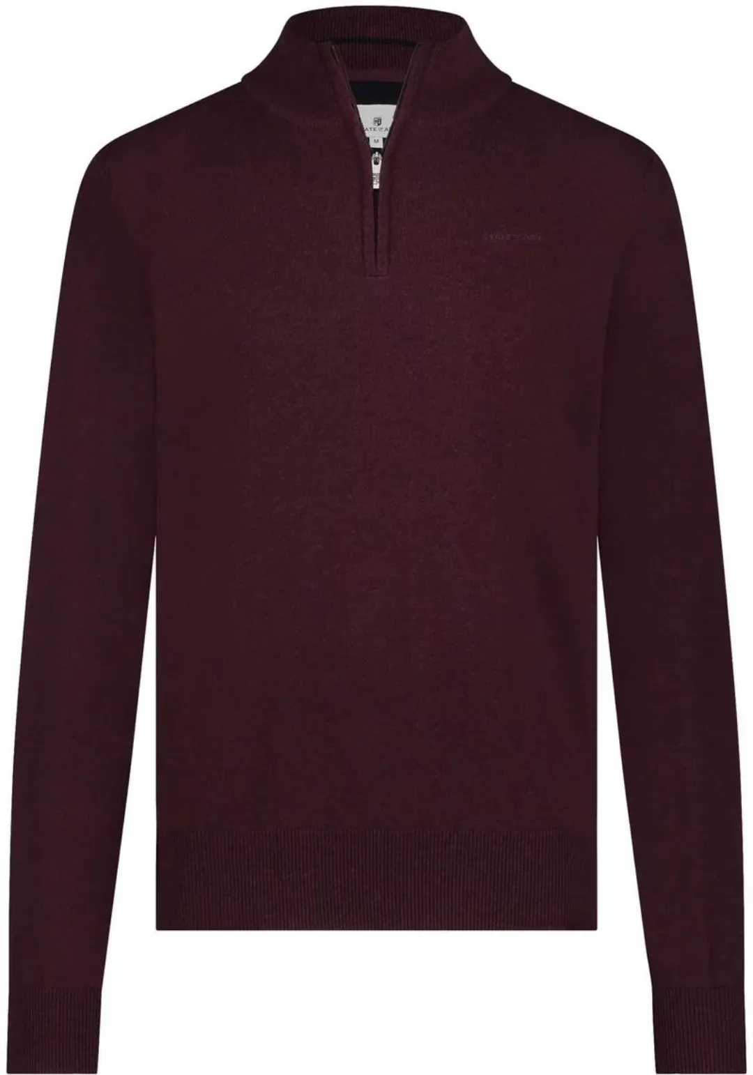 State Of Art Half Zip Pullover Bordeaux - Größe XL günstig online kaufen