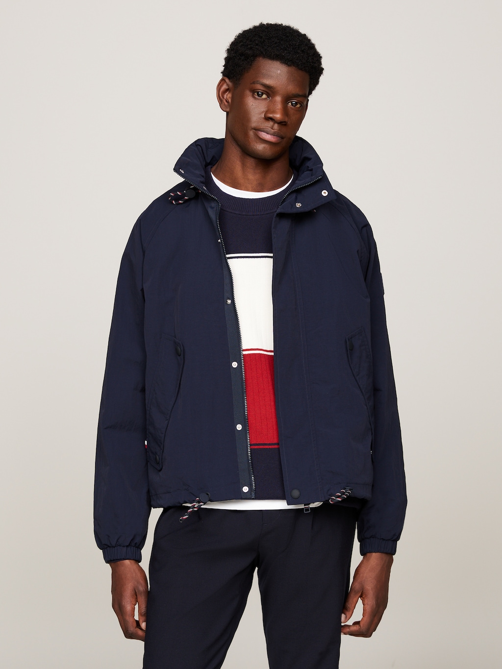 Tommy Hilfiger Blouson "REGATTA JACKET", mit Kapuze, wasserabweisend, hochg günstig online kaufen