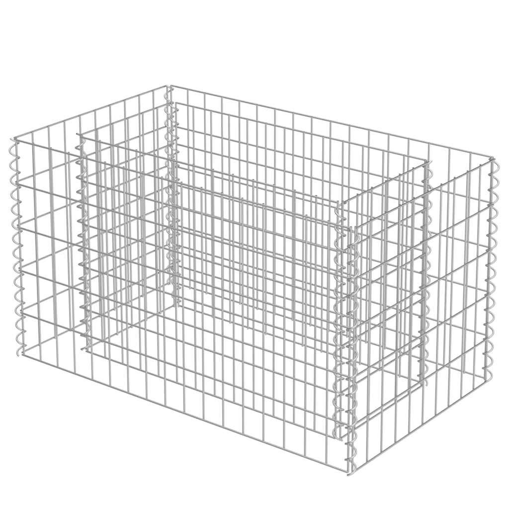 vidaXL Hochbeet Gabionen-Hochbeet Verzinkter Stahl 90×50×50 günstig online kaufen