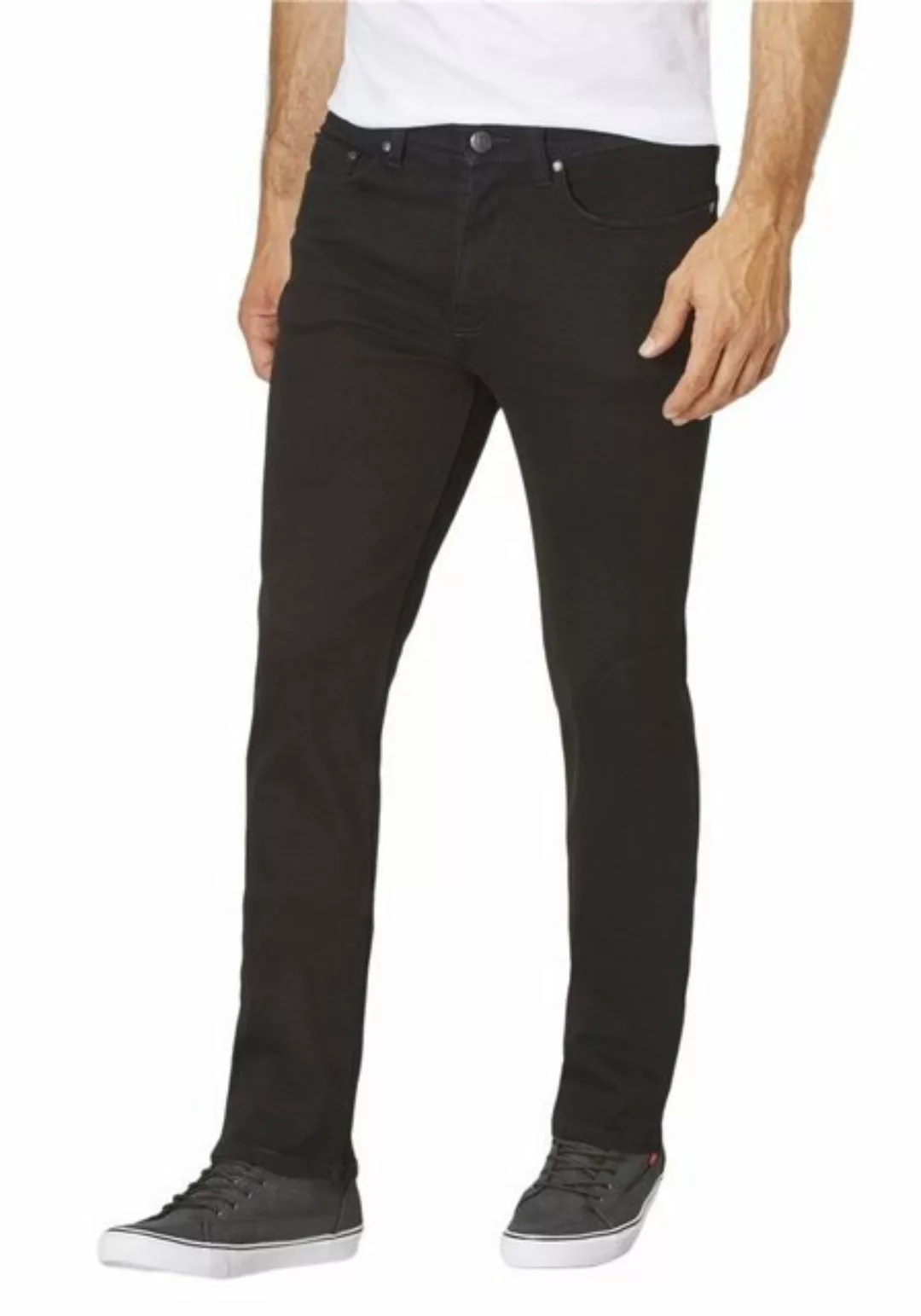 Paddock`s Herren Jeans Ranger - Slim Fit - Schwarz - Black/Black günstig online kaufen