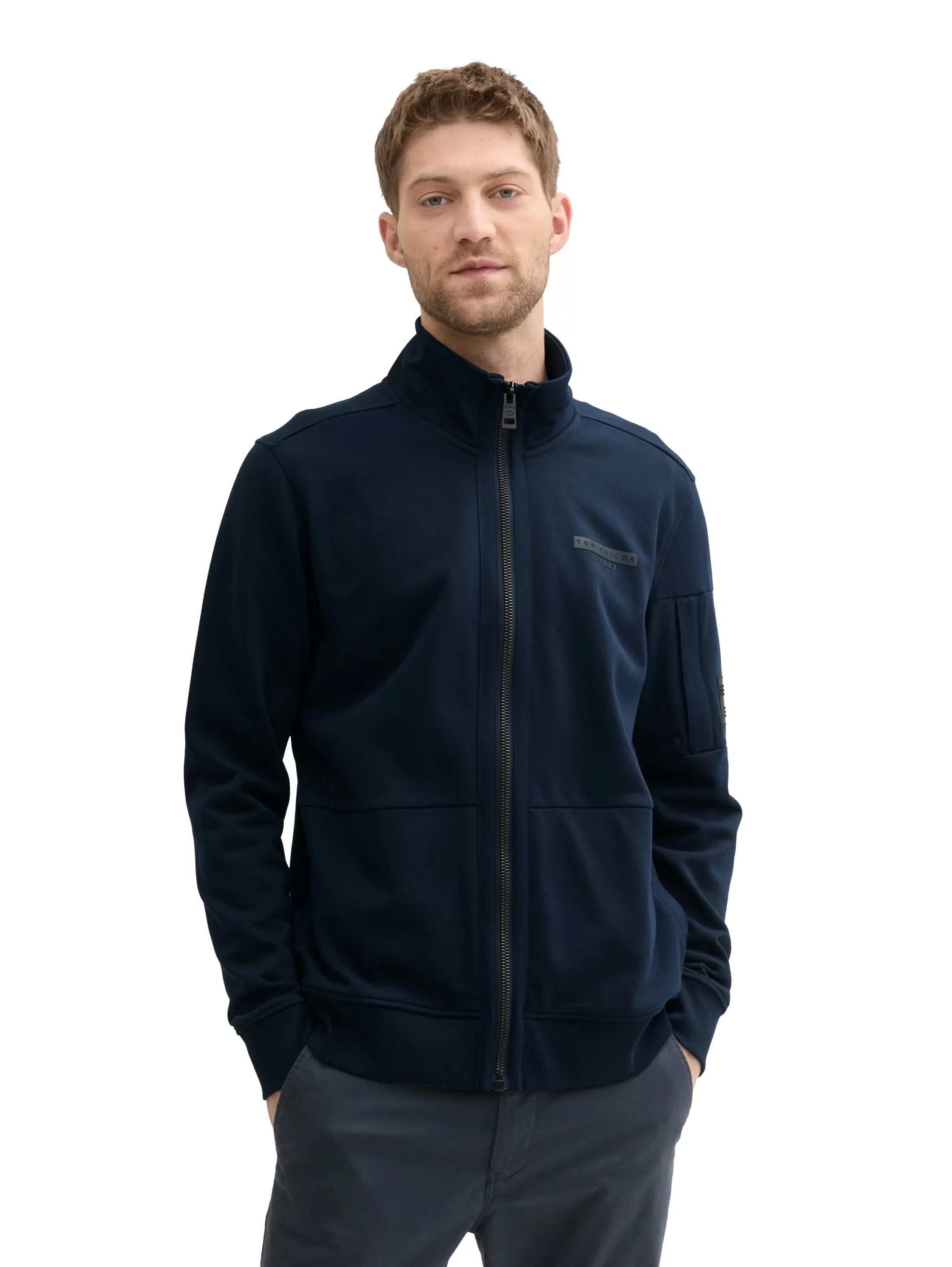 TOM TAILOR Sweatjacke, mit Print günstig online kaufen