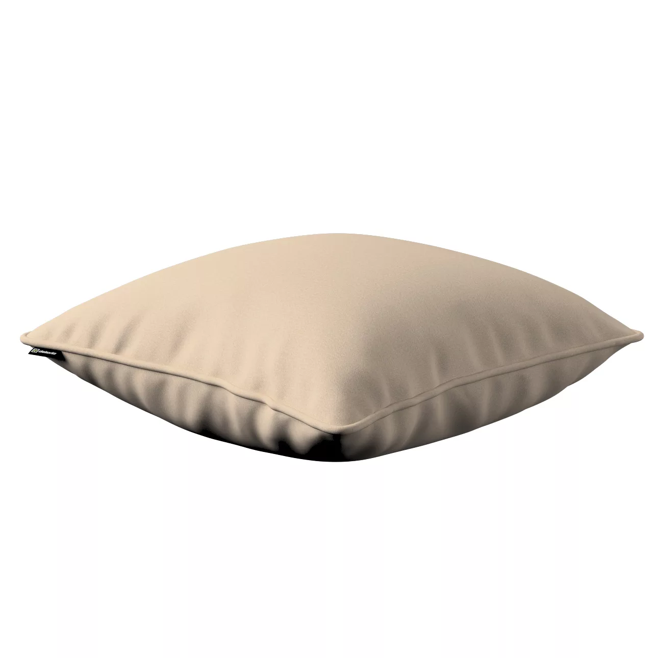 Kissenhülle Gabi mit Paspel, creme-beige, 60 x 60 cm, Living (106-17) günstig online kaufen