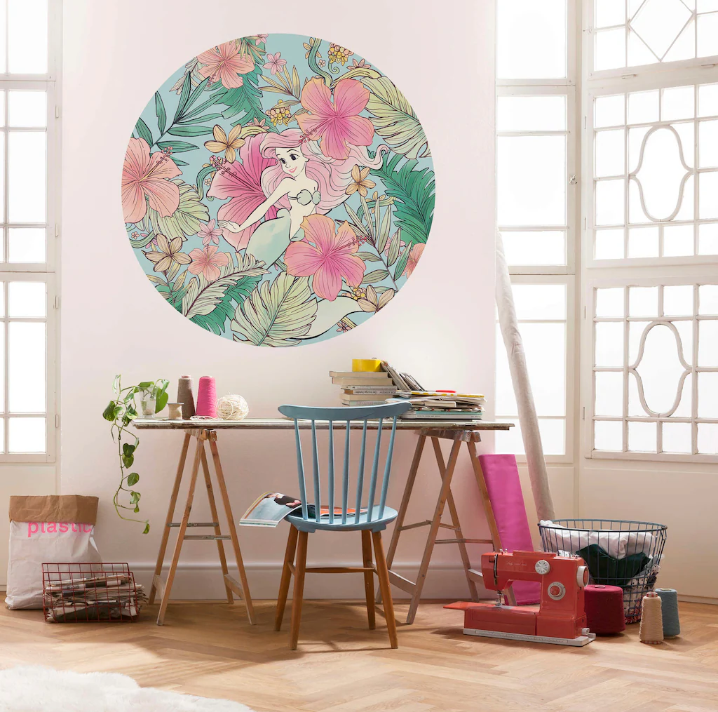 Komar Fototapete Ariel Ocean Flowers D: ca. 125 cm günstig online kaufen