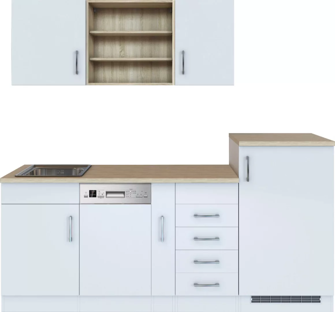 HELD MÖBEL Küche "Mali", Breite 210 cm, mit E-Geräten günstig online kaufen