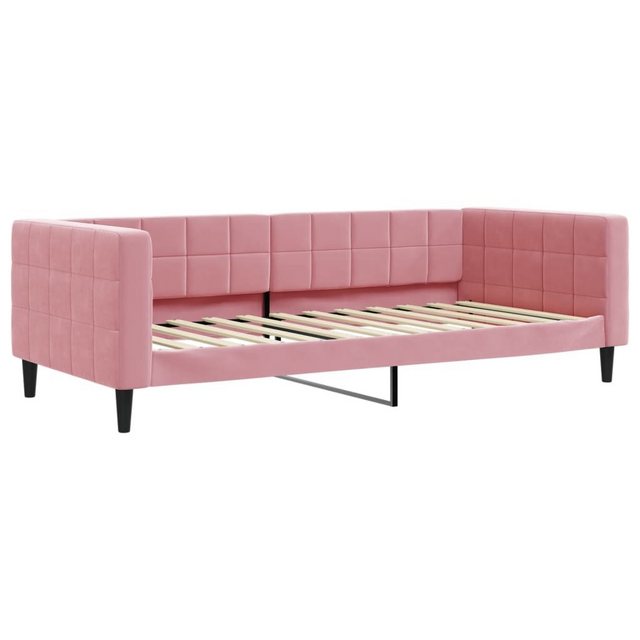 vidaXL Gästebett Tagesbett Rosa 90x200 cm Samt Gästebett Gästecouch Gästeso günstig online kaufen