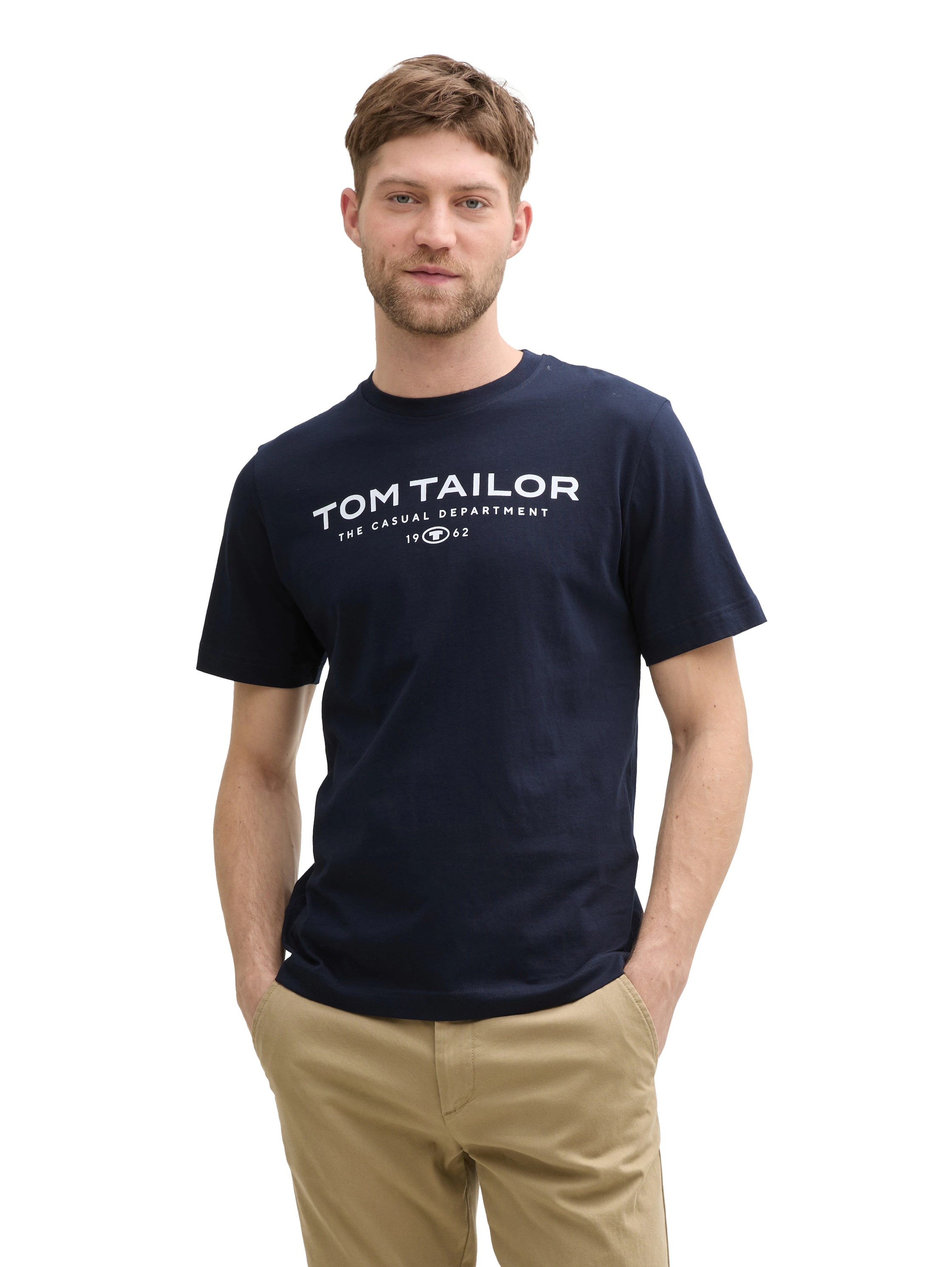 Tom Tailor Herren T-SHIRT WITH PRINT- Regular Fit günstig online kaufen