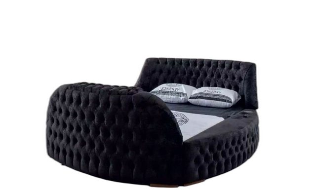 Xlmoebel Bett Schwarzes Chesterfield Schlafmöbel Polster Luxus Liegen Hub M günstig online kaufen