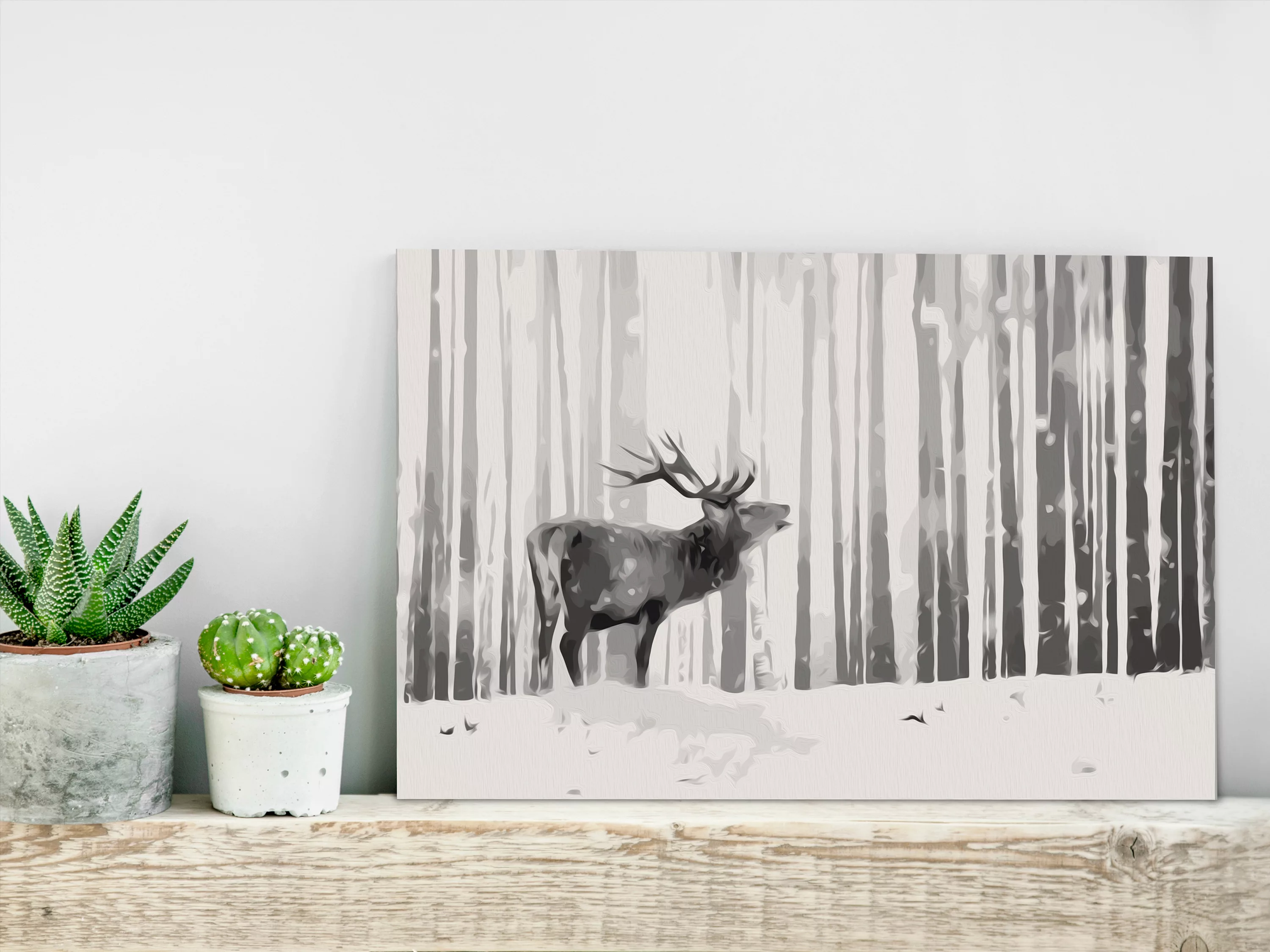 Malen Nach Zahlen - Deer In The Snow günstig online kaufen