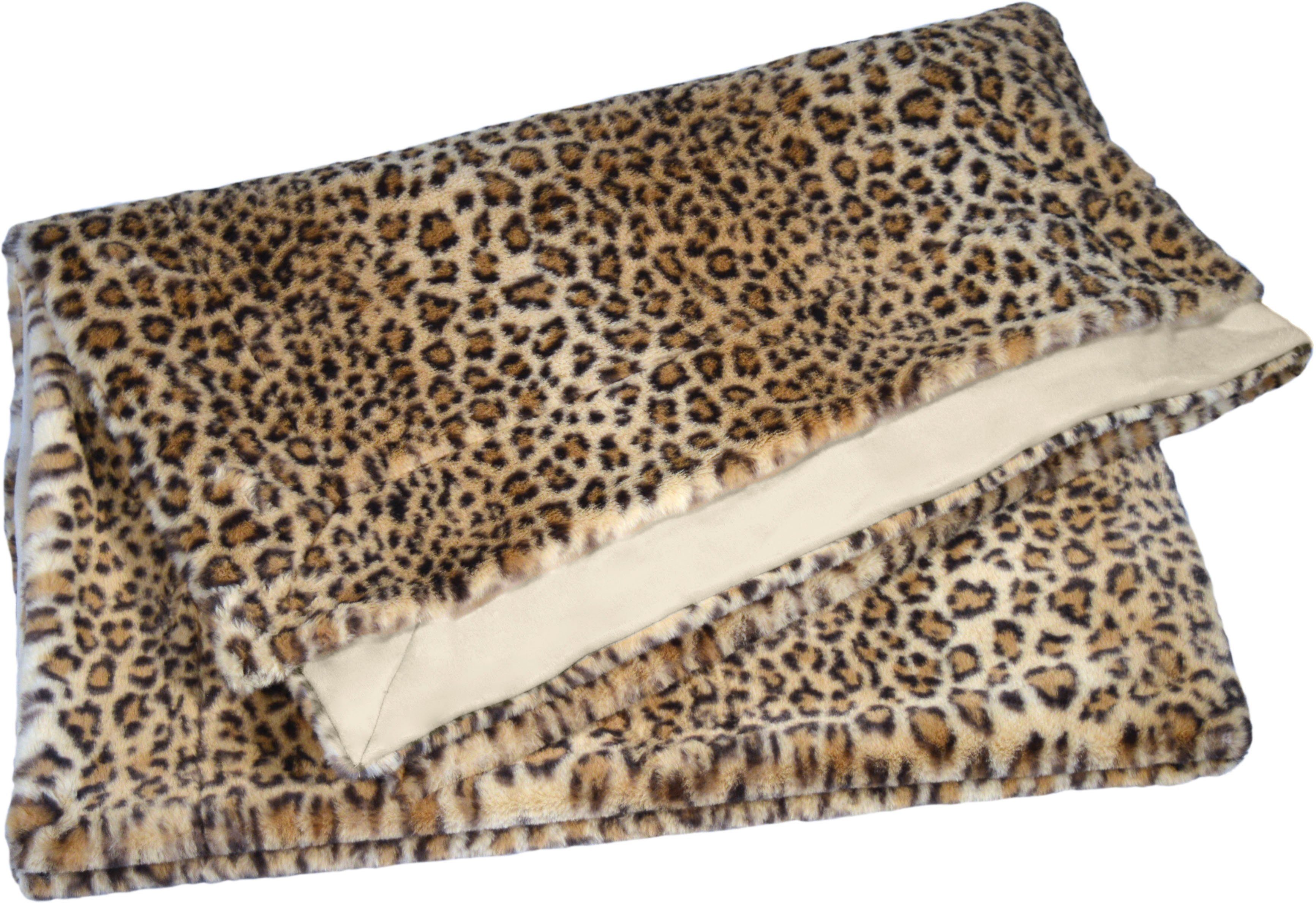 Wohndecke Leopard, MESANA, aus hochwertigem Fellimitat günstig online kaufen