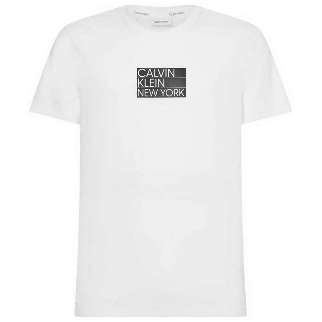 Calvin Klein Graphic Chest Logo Kurzärmeliges T-shirt XL Bright White günstig online kaufen