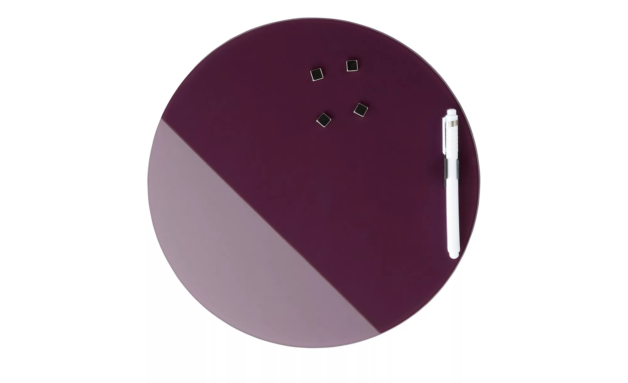 Memoboard Ø 30 cm - lila/violett - Sconto günstig online kaufen