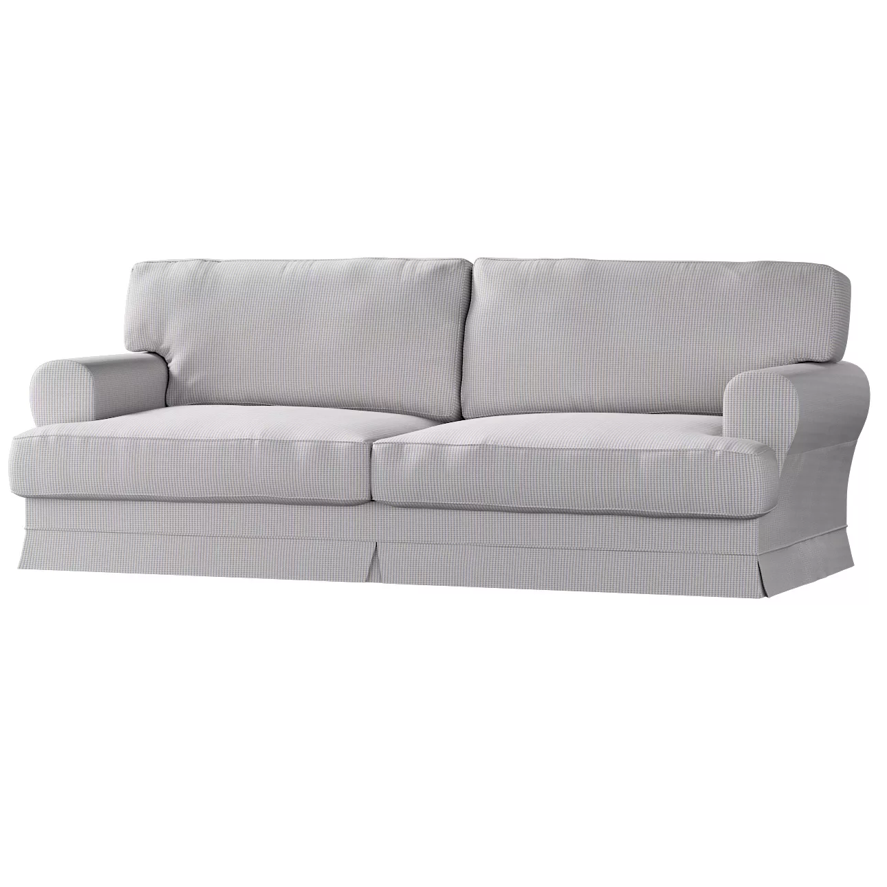 Bezug für Ekeskog Schlafsofa, beige-blau, Bezug für Ekeskog Schlafsofa, Liv günstig online kaufen