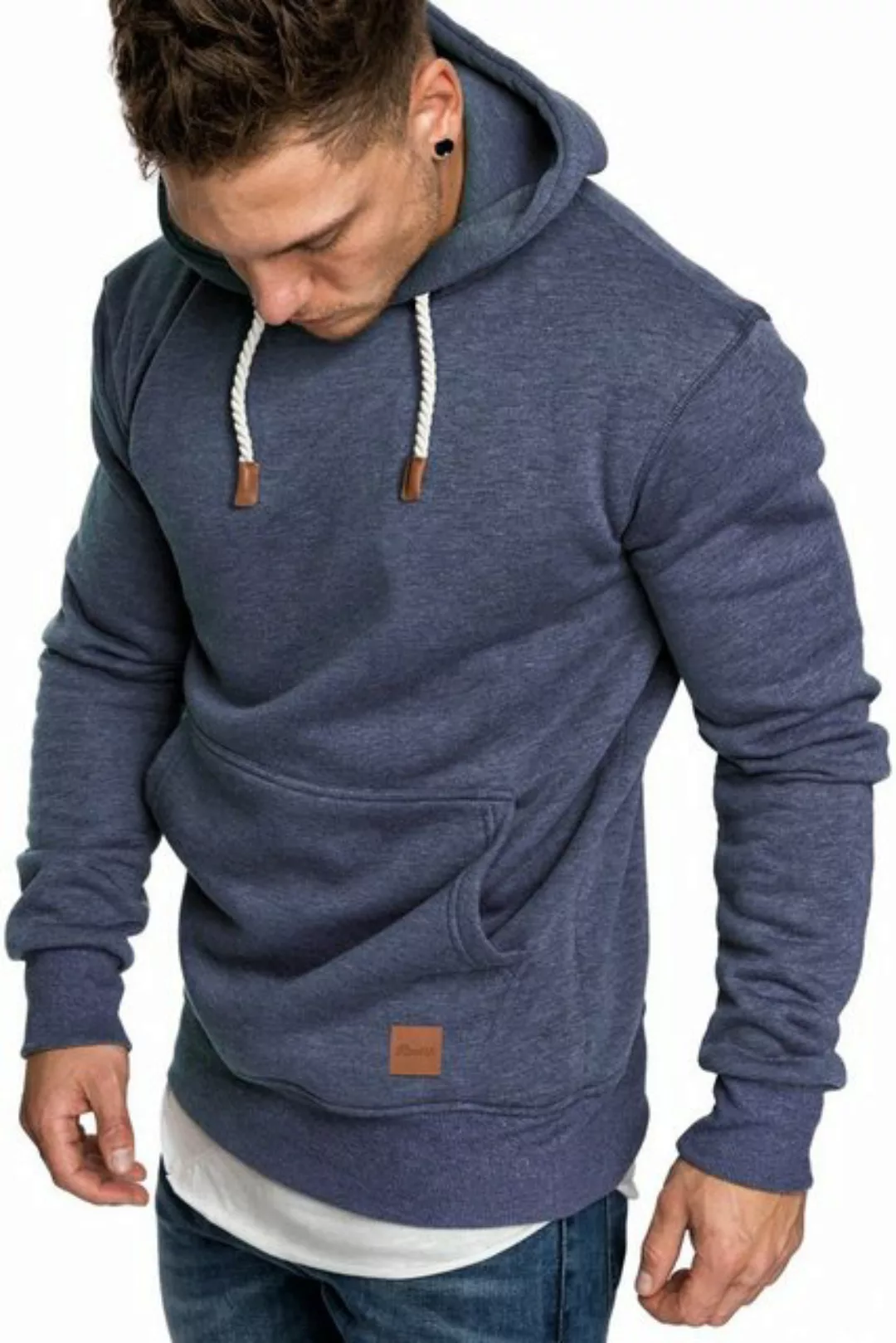 REPUBLIX Sweatshirt ERIC Herren Basic Kapuzenpullover Hoodie günstig online kaufen