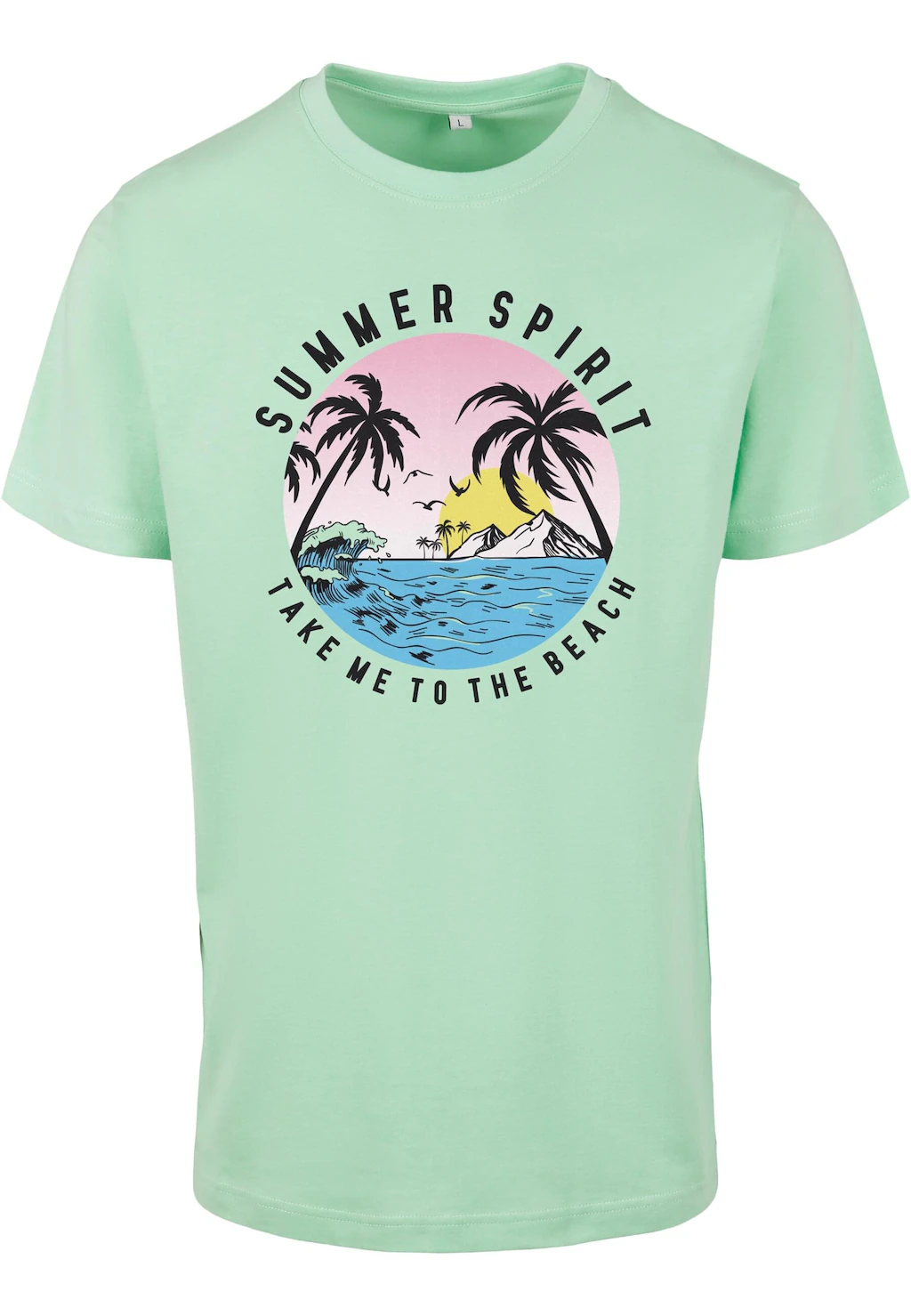 MisterTee Kurzarmshirt "MisterTee Damen Ladies Summer Spirit Tee" günstig online kaufen