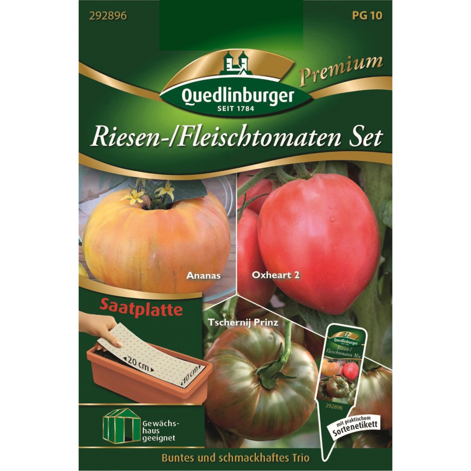 Quedlinburger Fleisch-Tomaten Set Saatplatte günstig online kaufen