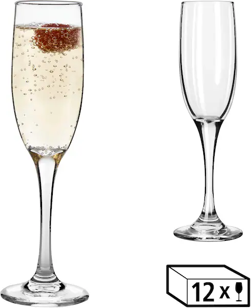 LIBBEY Sektglas »Libbey 12er Set -EMBASSY-«, (Set, 12 tlg.), 177 ml, hochwe günstig online kaufen