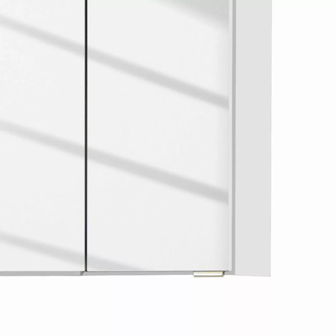 Spiegelschrank 70 inkl LED Einbauleuchte Bologna von Held Möbel Weiß günstig online kaufen