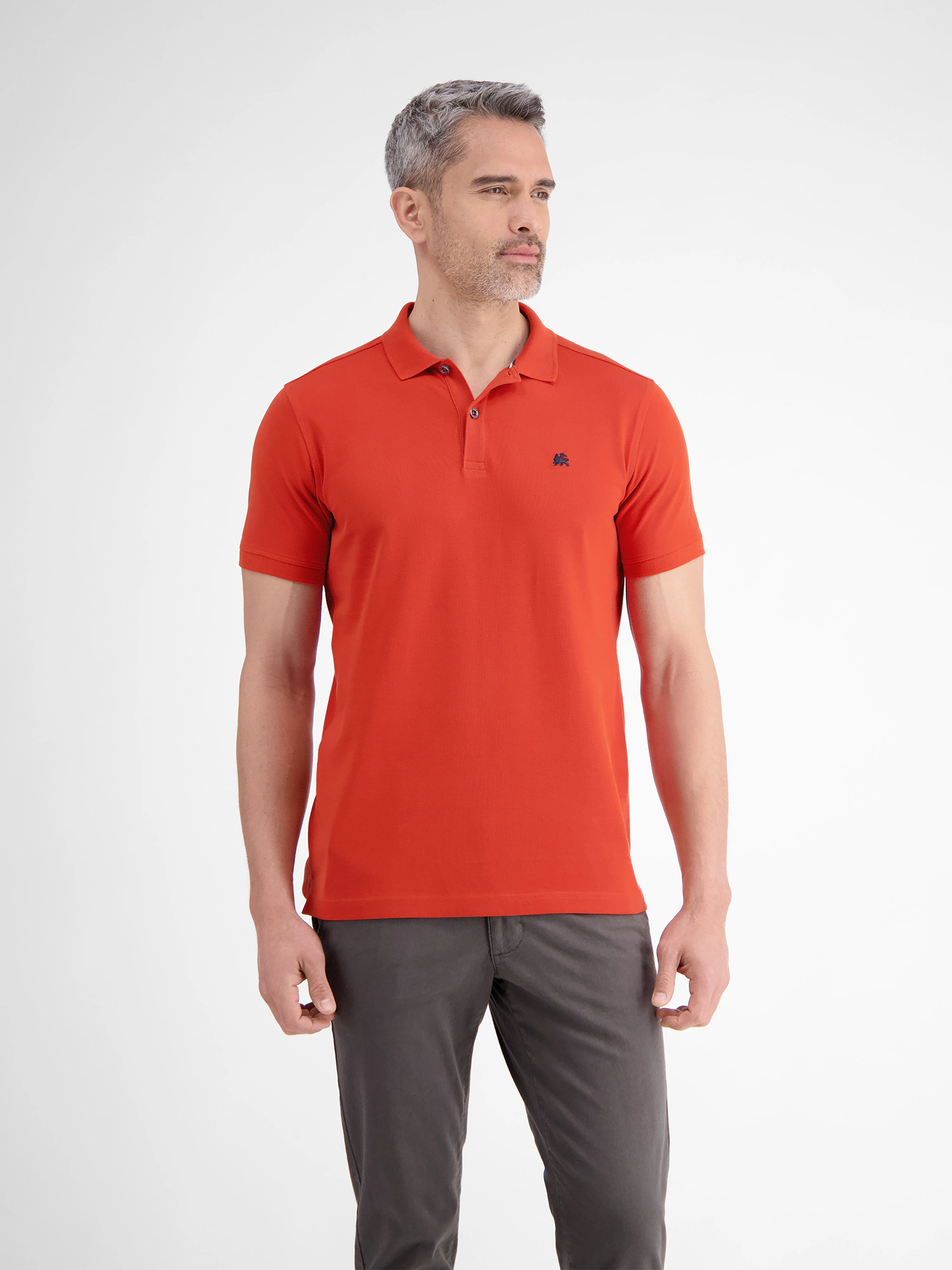 LERROS Poloshirt "LERROS Basic Poloshirt für Herren, unifarben" günstig online kaufen