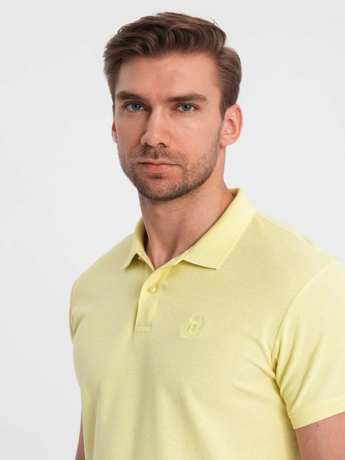 OMBRE Poloshirt Herren-Poloshirt aus Piqué-Strick BASIC günstig online kaufen