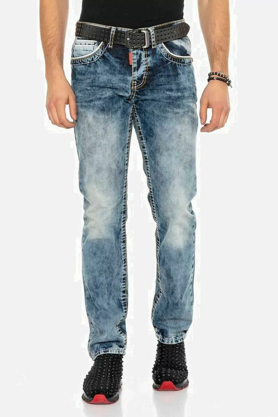 Cipo & Baxx Straight-Jeans "Jeans", In Straight Fit, CD-148 günstig online kaufen