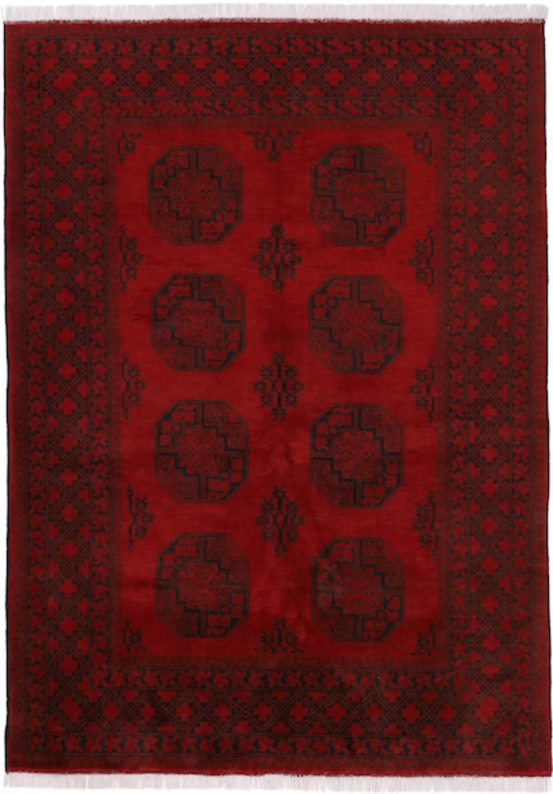 Woven Arts Orientteppich »Afghan Akhche«, rechteckig, handgeknüpft, reine W günstig online kaufen