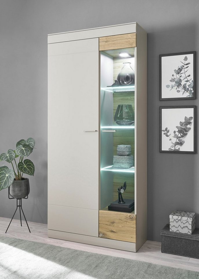 INOSIGN Vitrine "SCARA", mit Applikation Zinneiche Dekor, Breite 90 cm, mit günstig online kaufen