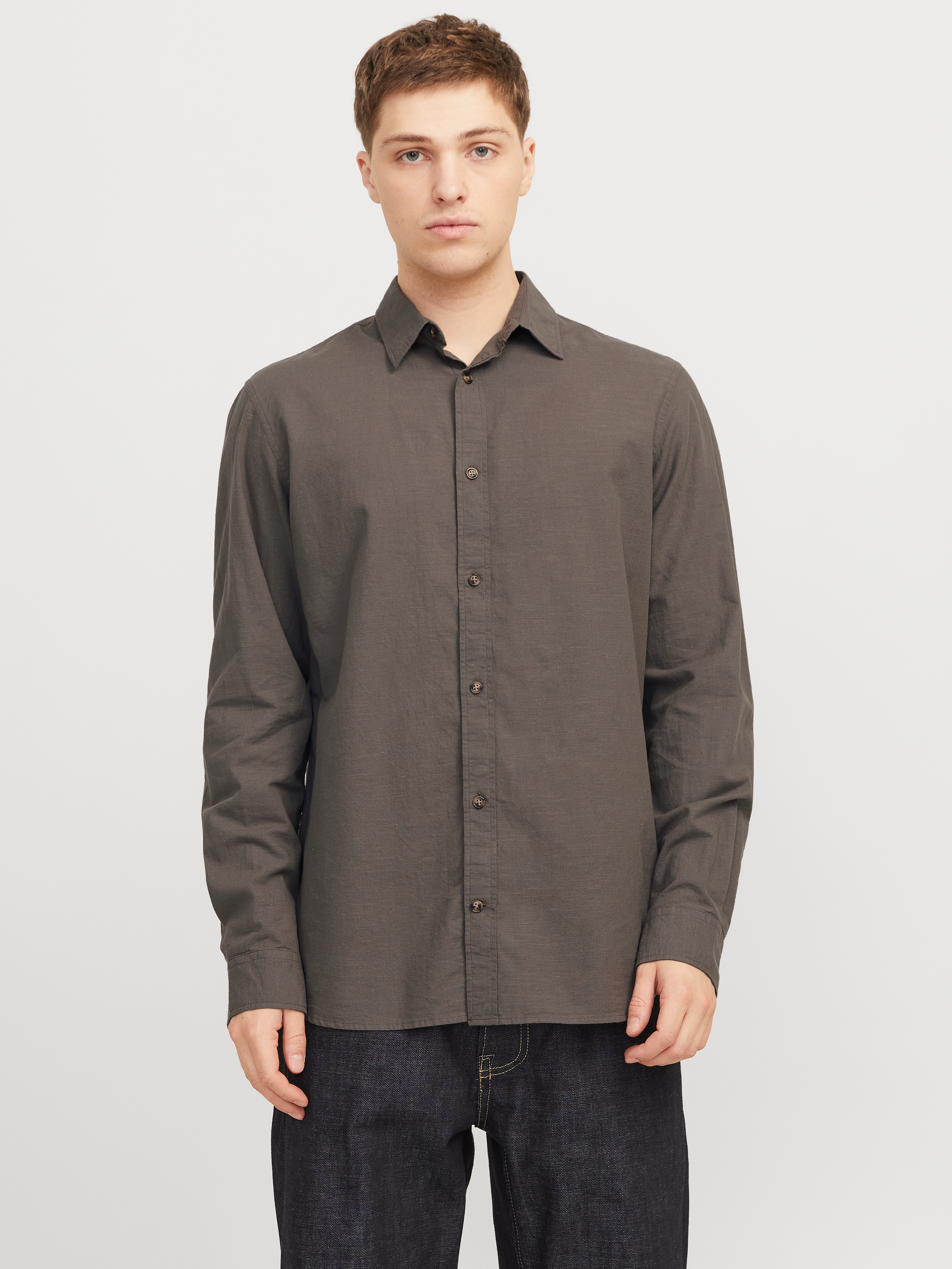 Jack & Jones Langarmhemd "JJESUMMER SHIRT LS SN", mit Hemdkragen günstig online kaufen